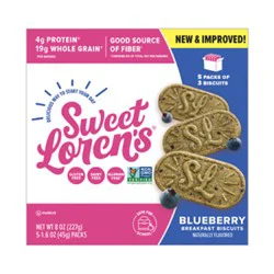 Sweet Lorens Breakfast Biscuit Blueberry - 8 Oz