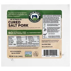 Niman Ranch Salt Pork - 12 Oz