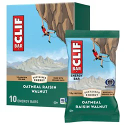 Clif Bar Oatmeal Raisin Walnut Energy Bars - 10-2.4 Oz