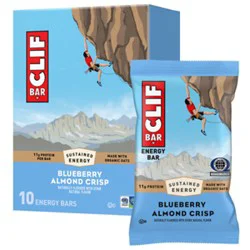 Clif Bar Blueberry Almond Crisp Energy Bars - 10-2.4 Oz