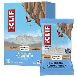Clif Bar Blueberry Almond Crisp Energy Bars - 10-2.4 Oz
