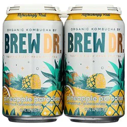 Brew Dr Kombucha Pineapple Paradise 4-12 Fl. Oz.