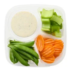 Snap Peas Carrots Celery With Ranch Dip - 7 Oz
