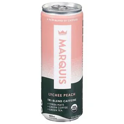 Marquis Drink Lychee Peach - 12 Oz
