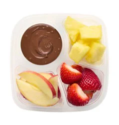 Strawberries Apples Pineaple With Chocolate Dip - 10 Oz