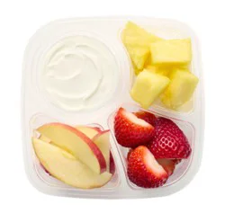 Strawberries Apples Pineaple With Cream Cheese Dip - 10 Oz