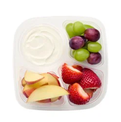 Strawberries Apples Grapes With Cream Cheese Dip - 9 Oz