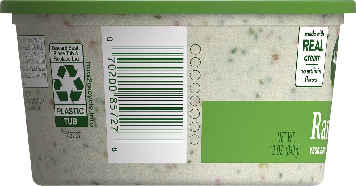 slide 7 of 12, Marzetti Ranch Veggie Dip - 12 Oz, 12 oz