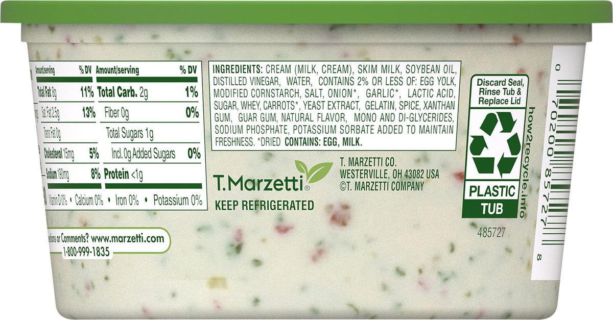 slide 8 of 12, Marzetti Ranch Veggie Dip - 12 Oz, 12 oz