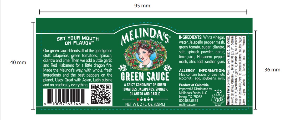 slide 7 of 7, Melinda's Habanero Honey Mustard - 2 Oz, 2 fl oz