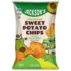 Jacksons Spicy Jalapeno Sweet Potato Chips - 5 Oz