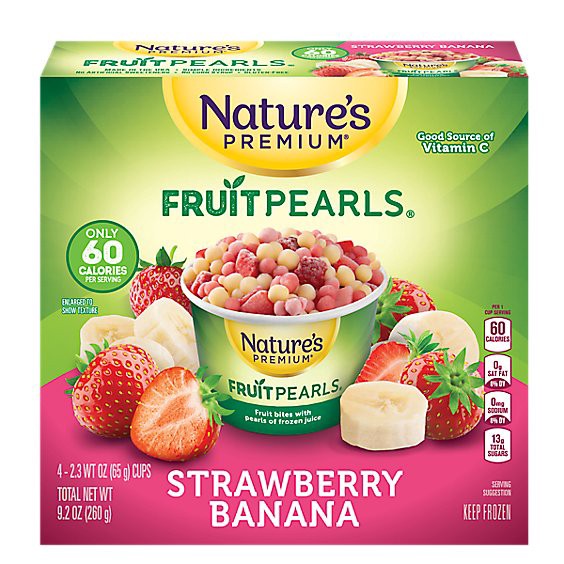 slide 1 of 1, Nature's Premium Fruit Pearls Strawberry Banana - 9.2 Oz, 9.2 oz