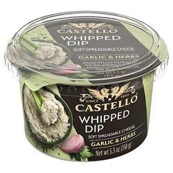 Castello Garlic & Herb Whipped Dip - 5.3 Oz