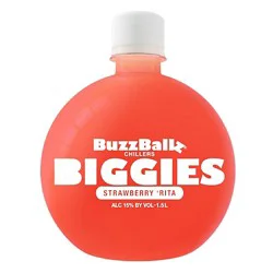 Buzzballz Biggies Strawberry Wine - 1.5 Liter