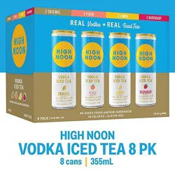 High Noon Iced Tea 8 Pack - 355 Ml