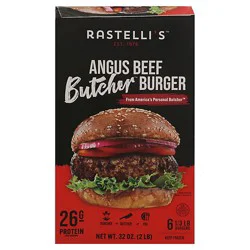 Beef Burger Black Angus - 32 Oz