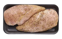 Chicken Breasts Bonless Skinless California Garlic Medley Seasoning - Lb