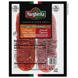 Margherita Genoa Salami Pepperoni Duo Pack - 12 Oz.