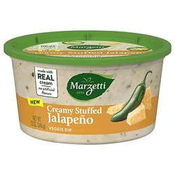Marzetti Creamy Stuffed Jalapeno Veggie Dip - 12 Oz