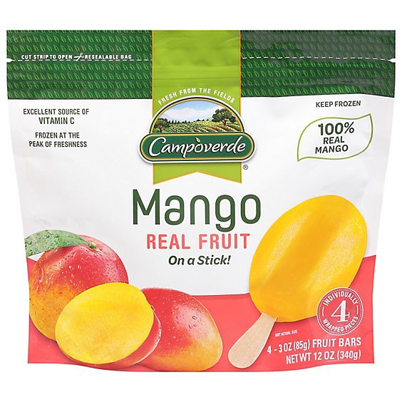 slide 1 of 1, Campoverde Mango On A Stick - 4 Count, 8 ct