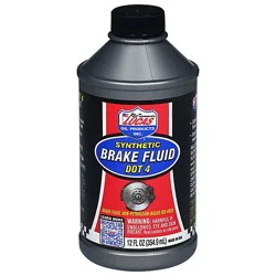 Lucas Dot 4 Synthetic Brake Fluid - 12 Fl. Oz.