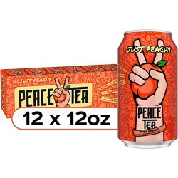 Peace Tea Just Peachy - 12-12 Fl. Oz.
