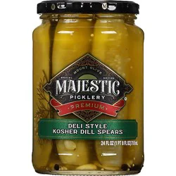 Majestic Deli Style Kosher Dill Spears - 24 Fl. Oz.