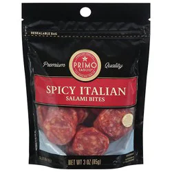 Primo Taglio Salame Bites Spicy Italian - 3 Oz