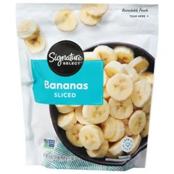 Signature Select Bananas Sliced - 16 Oz