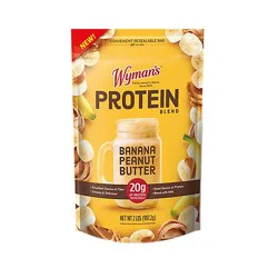 Wymans Protein Blend Banana Peanut Butter - 2 Lb