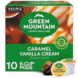 Green Mountain Coffee Roasters Caramel Vanilla Cream - 10 Count