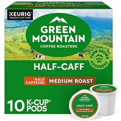 Green Mountain Coffee Roasters Half-Caff - 10 Count