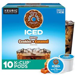 The Original Donut Shop Iced Duos Cookies Caramel - 10 Count
