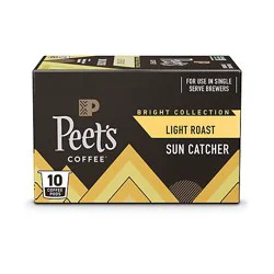 Peet's Coffee Sun Catcher Light Roast Single Serve Coffee Pods - 10 Count
