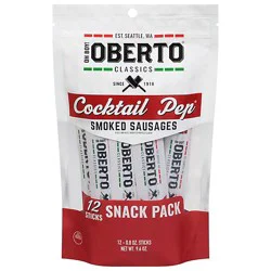 Oberto Cocktail Pepperoni - 12 Count