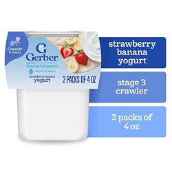 Gerber 2nd Yogurt Blend Strwbry Banana - 8 Oz