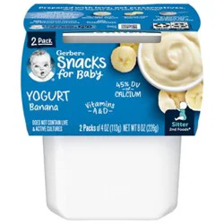 Gerber 2nd Yogurt Blend Banana - 8 Oz