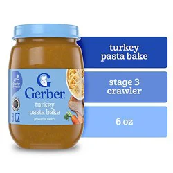 Gerber 3rd Foods Trky Pasta Bake Jar - 6 Oz