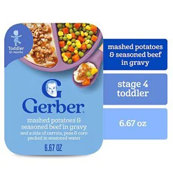 Gerber Lil' Ent Mshd Pot Ssn Beef - 6.67 Oz