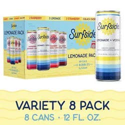 Surfside Variety Lemonade 8 Can -12 Fl.oz.