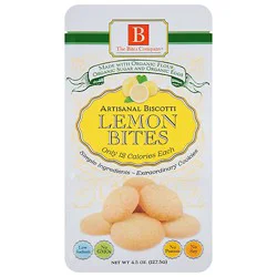 Bites Co Lemon Biscotti - 4.5 Oz