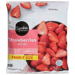 Signature Selecount Sliced Strawberries - 48 Oz