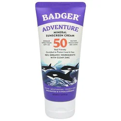 Badger Spf50 Adventure Sprt Sunscreen - 2.9 Oz