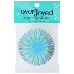Overjoyed Stripes Baking Cups 2.5 Inch - 75 Each