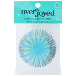 Overjoyed Stripes Baking Cups 2.5 Inch - 75 Each