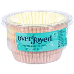 Overjoyed Pastel Baking Cups 2.5 Inch - 75 Each