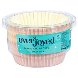 Overjoyed Pastel Baking Cups 2.5 Inch - 75 Each