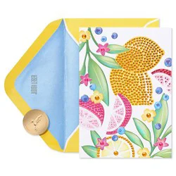 Papyrus Fruit With Flowers Spring Friendship Card - Each