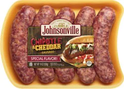 Johnsonville Uncooked Chipotle Cheddar Pork Sausage Links - 19 Oz