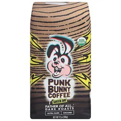 Punk Bunny Coffee Father Of All Dark Roasts Ground - 12 Oz